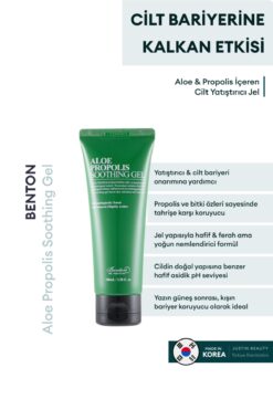 Benton Aloe Propolis Soothing Gel - Aloe & Propolis Içeren Cilt Yatıştırıcı Jel