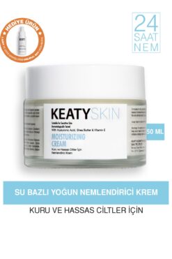 KEATY Su Bazlı Yoğun Nemlendirici Krem | 24 Saat Derin Nem | Kuru & Hassas Ciltler İçin | Hyaluronik Asit