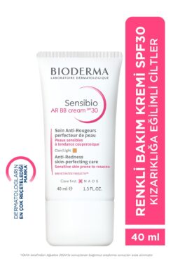 Bioderma Sensibio Ar BB Spf30 Hassas Ciltler Kızarıklık Karşıtı Güneş Koruyuculu Renkli Bakım Kremi 40 ml