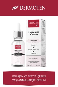 Dermoten Yaşlanma Karşıtı Serum, Kolajenli Cilt Bakım Serumu 30 Ml