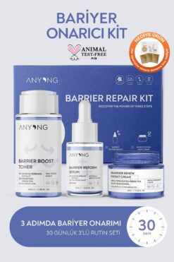 Anyong Bariyer Onarıcı, Nemlendirici Ve Canlandırıcı Cilt Bakım Seti (TONİK, SERUM, KREM) Ginseng&yeşil Çay
