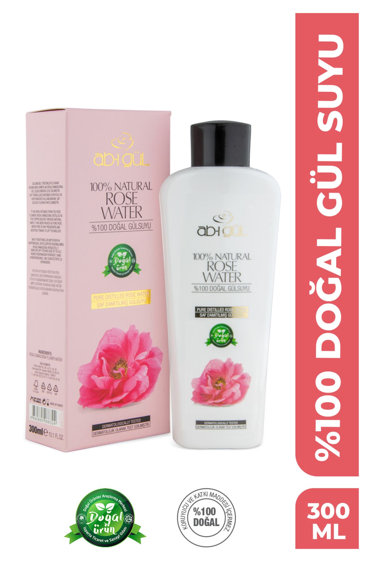Ab-ı Gül %100 Doğal Gül Suyu 300 Ml