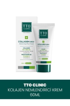 TTO Clınıc Kolajen Nemlendirici Yüz Kremi 60 ml Antıagıng Yaşlılık Karşıtı Çay Ağacı Yağı / Hyaluron