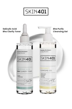 Skin401 Yağlı ve Karma Ciltlere Özel Siyah Nokta ve Leke Karşıtı Yüz Temizleme Seti