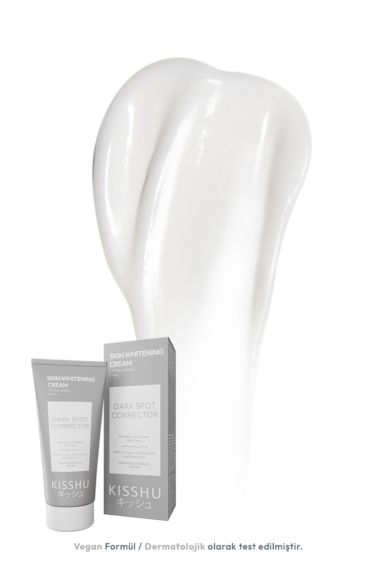 Kisshu Cilt Beyazlatıcı Aydınlatıcı Glutatyonlu Leke Karşıtı Krem Niacinamide & Kojik Asitli 50 ml - Görsel 2