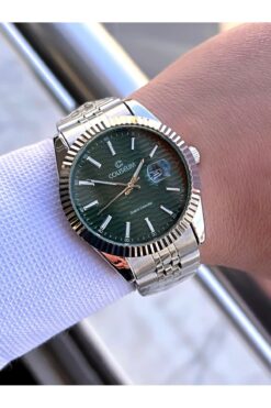 Coliseum Çelik Kordon Takvimli Kadran Kutulu Seri Erkek Kol Saati FT.CLS.E005