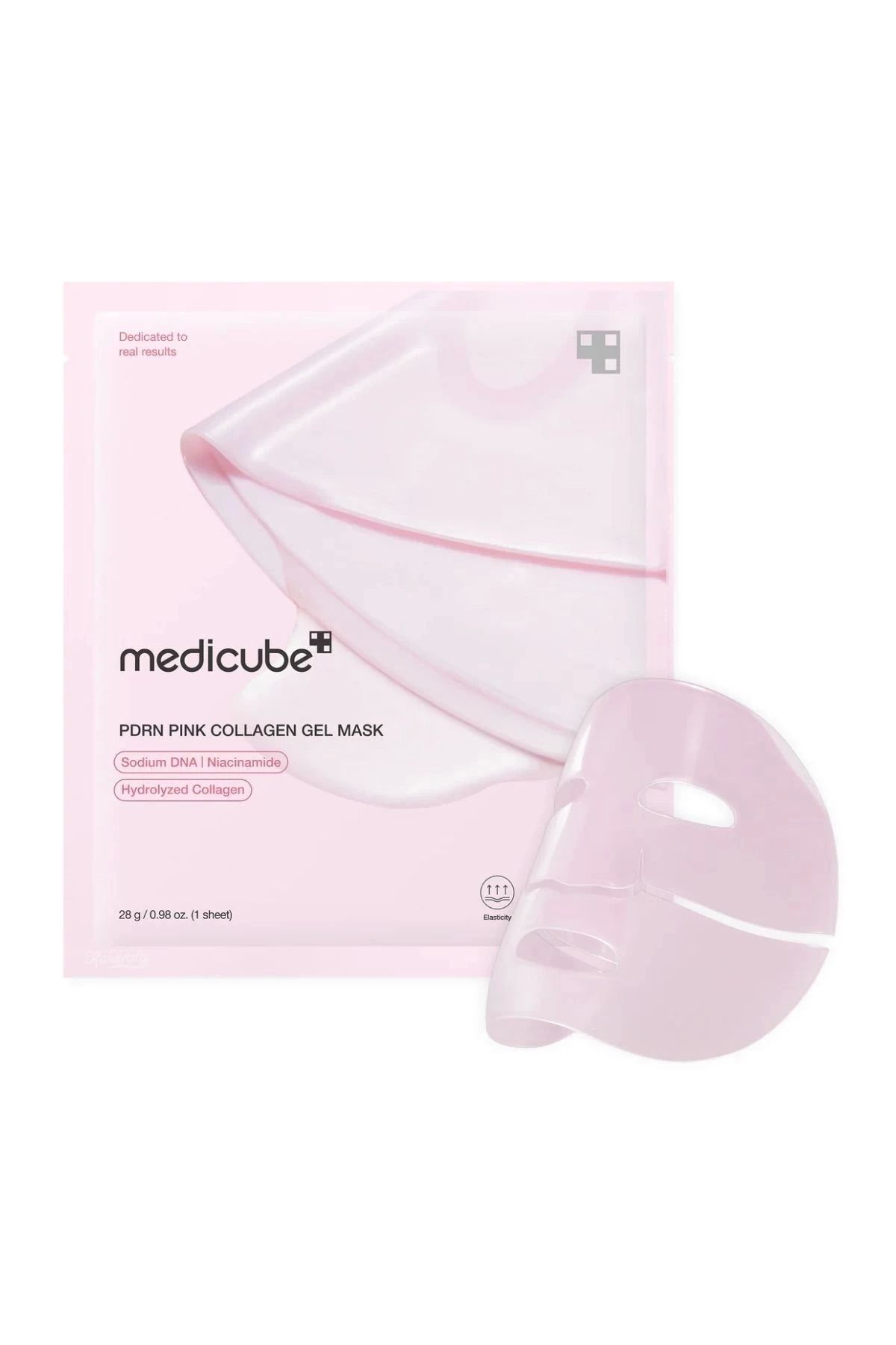 Medicube PDRN Pink Collagen Gel Mask - 48 Saat Elastikiyet Koruyucu ve Besleyici Kolajenli Jel Maske 28gr