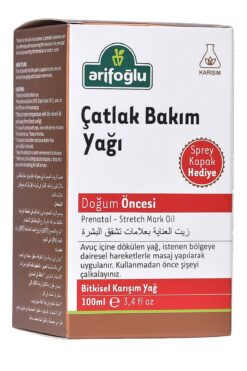 Arifoğlu Çatlak Bakım Yağı 100ml Doğum Öncesi ve Sonrası için Çatlak Bakım  yağı