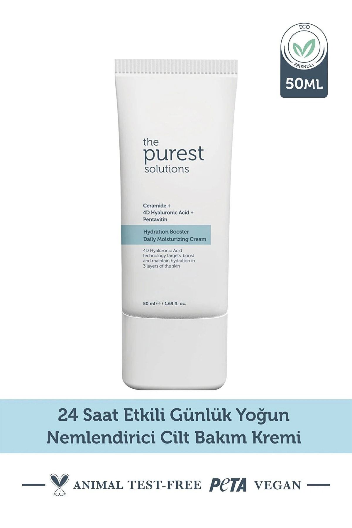The Purest Solutions Yoğun Nemlendirici 24 Saat Etkili Günlük Cilt Bakım Kremi 50 ml