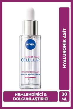 NIVEA Cellular Expert Filler Dolgunlaştırıcı Serum 30ml, Hyaluronik Asit, Nemlendirici, Kırışıklık Karşıtı