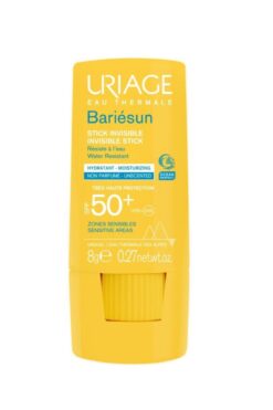 Uriage Bariesun Invisible Stick Unscented Sensitive Areas Spf50 8 gr