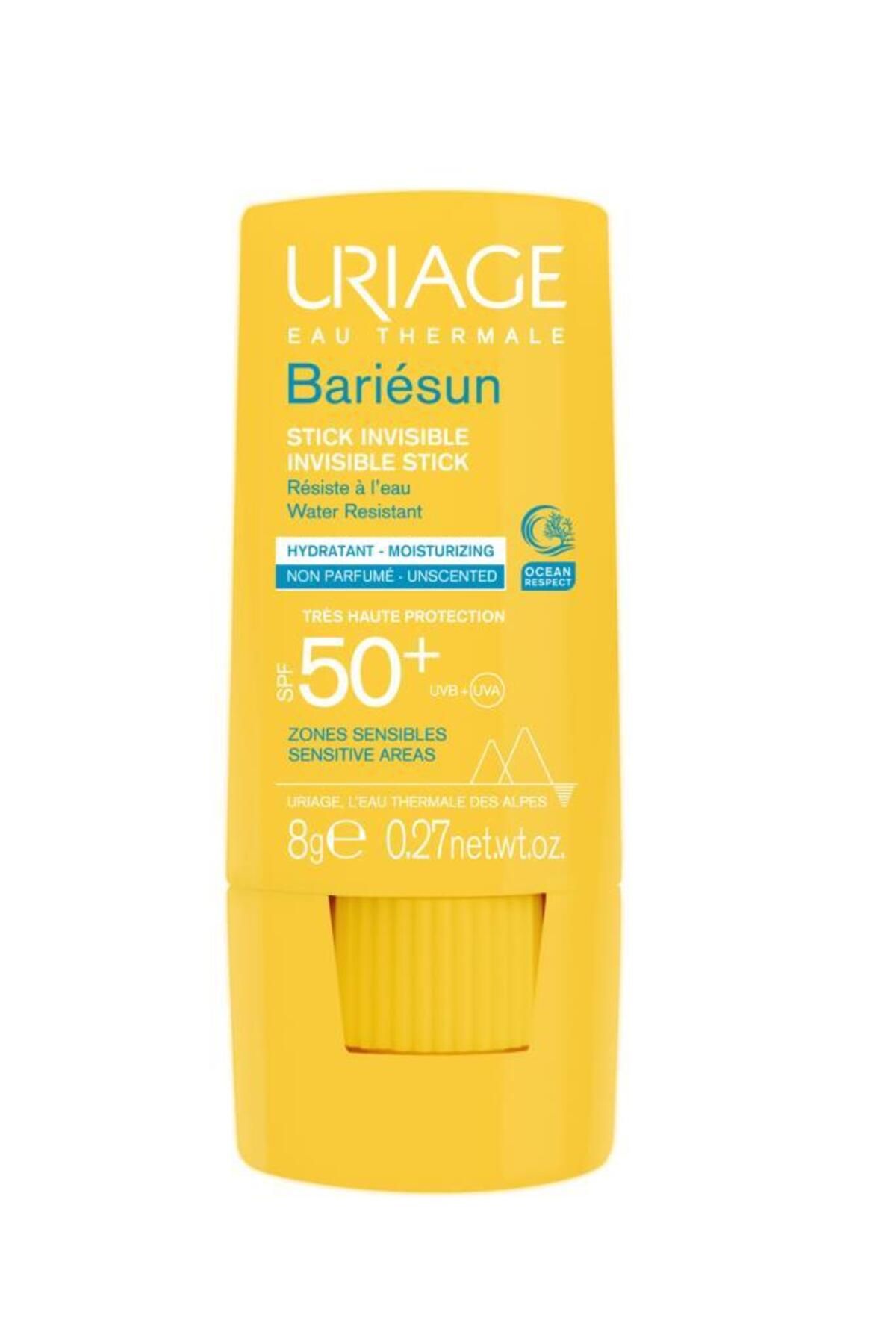 Uriage Bariesun Invisible Stick Unscented Sensitive Areas Spf50 8 gr