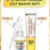 Garnier C Vitamin Serum (Niasinamid + Salisilik Asit) +  Işıltılı Doku Güneş Koruyucu Krem 50SPF UV UA