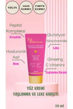 pilatesannesi Leke ve Yaşlanma Karşıtı Nemlendirici Yüz kremi