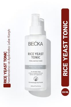 BEÇKA Rice Yeast Tonic, Beyazlatıcı, Aydınlatıcı Ve Leke Karşıtı Pirinç Mayası Tonik 200 ml