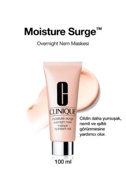 Clinique Moisture Surge™ Over Night Mask - Nemlendirici Gece Maskesi 100 ml | Yağ Içermeyen, Kremsi Formül