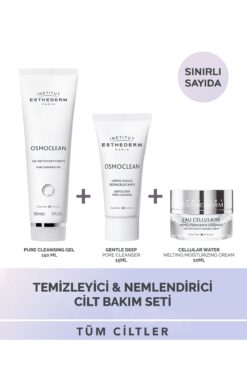 Institut Esthederm TEMİZLEYİCİ & NEMLENDİRİCİ CİLT BAKIM SETİ