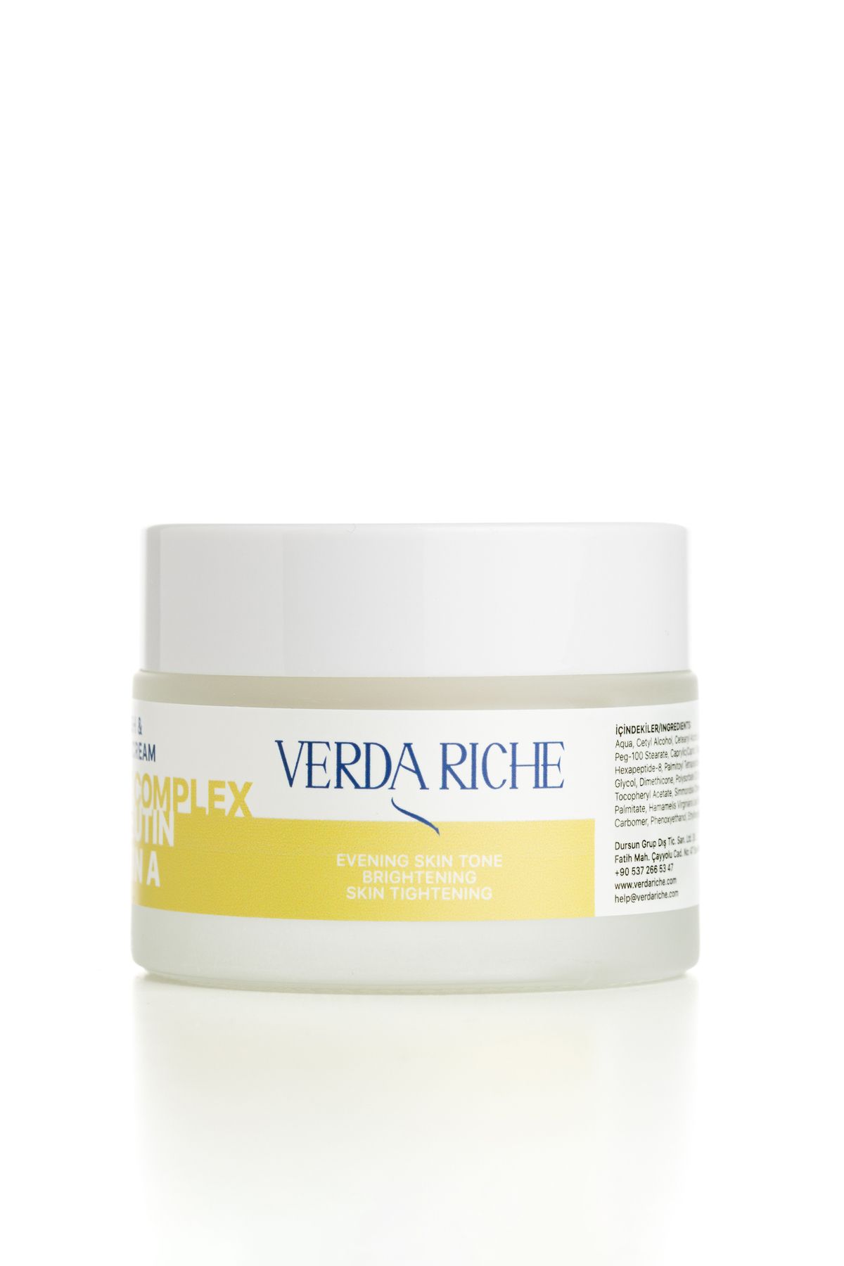 Verda Riche Leke ve Yaşlanma Karşıtı Cilt Tonu Eşitleyici Yüz Kremi 50ml