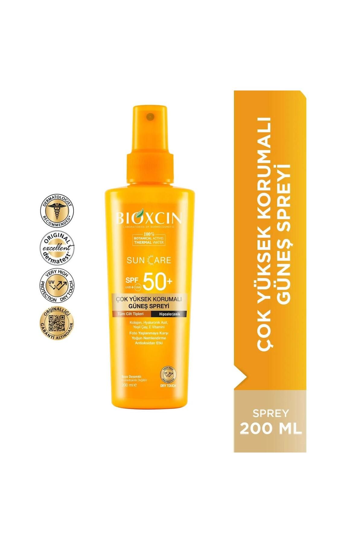 Bioxcin Sun Care Çok Yüksek Korumalı Tüm Ciltler Için Güneş Spreyi Spf 50+ 200 Ml - Görsel 2