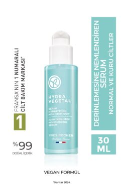 Yves Rocher Normal-Kuru Cilt,Hyaluronik Asit&Aloe Vera Cilt Serum-Hydra Vegetal Bitkisel Nemlendirici Bakım-30ml