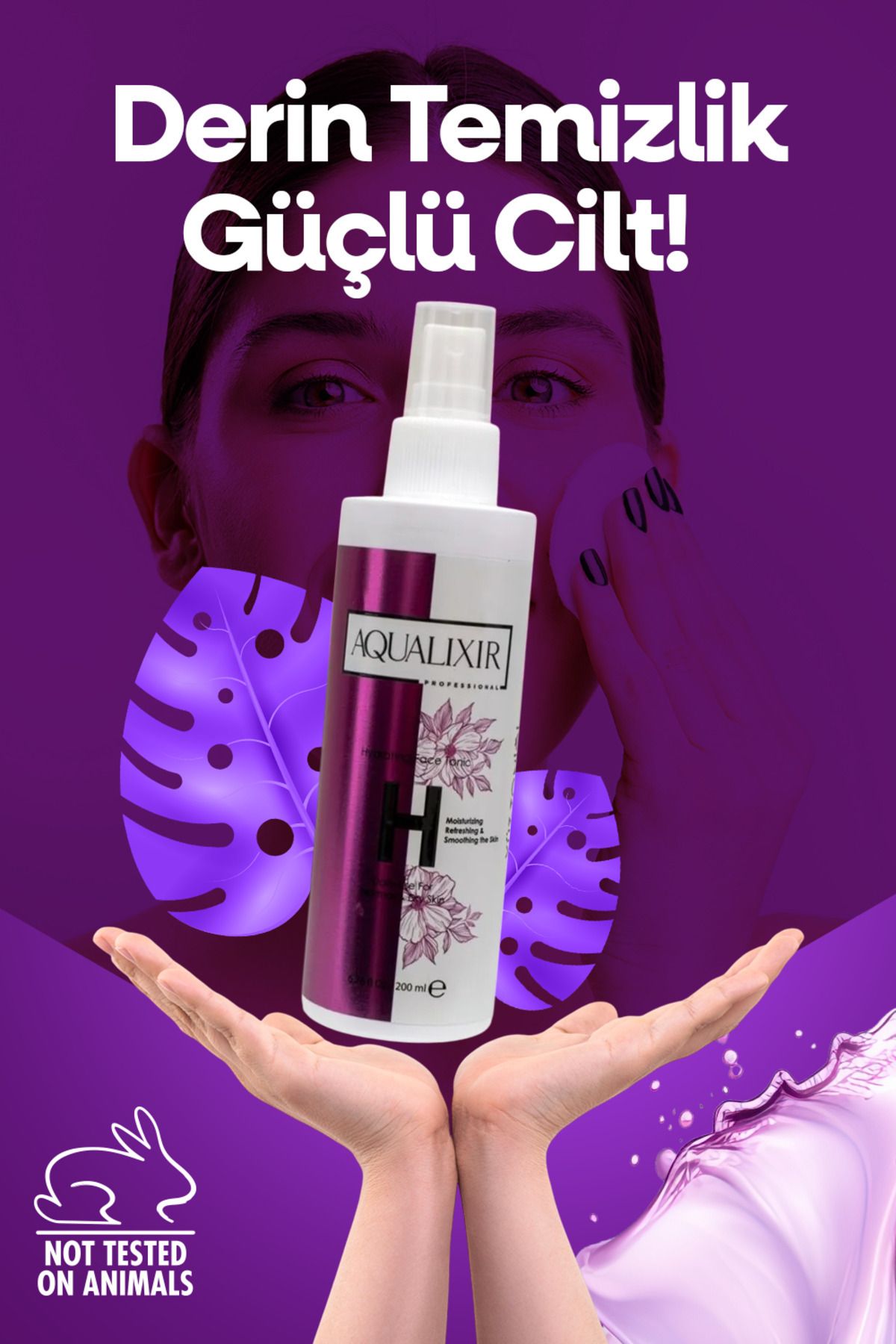 AQUALIXIR PROFESSIONAL Gözenek Sıkılaştırıcı, Arındırıcı Ve Yağ Dengeleyici Tonik 200 ML - Görsel 2