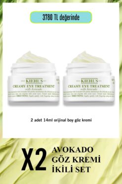 Kiehl's Avokado Göz Kremi Nem Ikilisi Seti Set