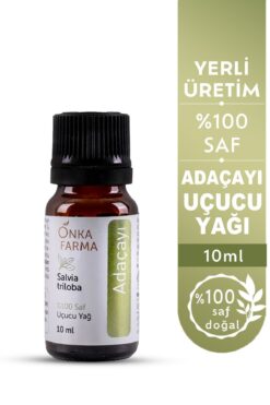 OnkaFarma Onka Farma Adaçayı Yağı - %100 Saf Adaçayı (ACI ELMA) Uçucu Yağı - 10 ml