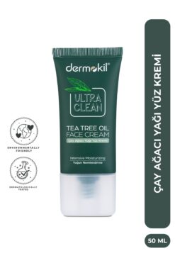 Dermokil Ultra Clean Çay Ağacı Yağı Yüz Kremi 50ml