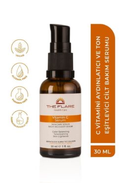 The Flare Health Care Cilt Tonu Eşitleyici Ve Aydınlatıcı %10 C Vitamini Serum 30 ml