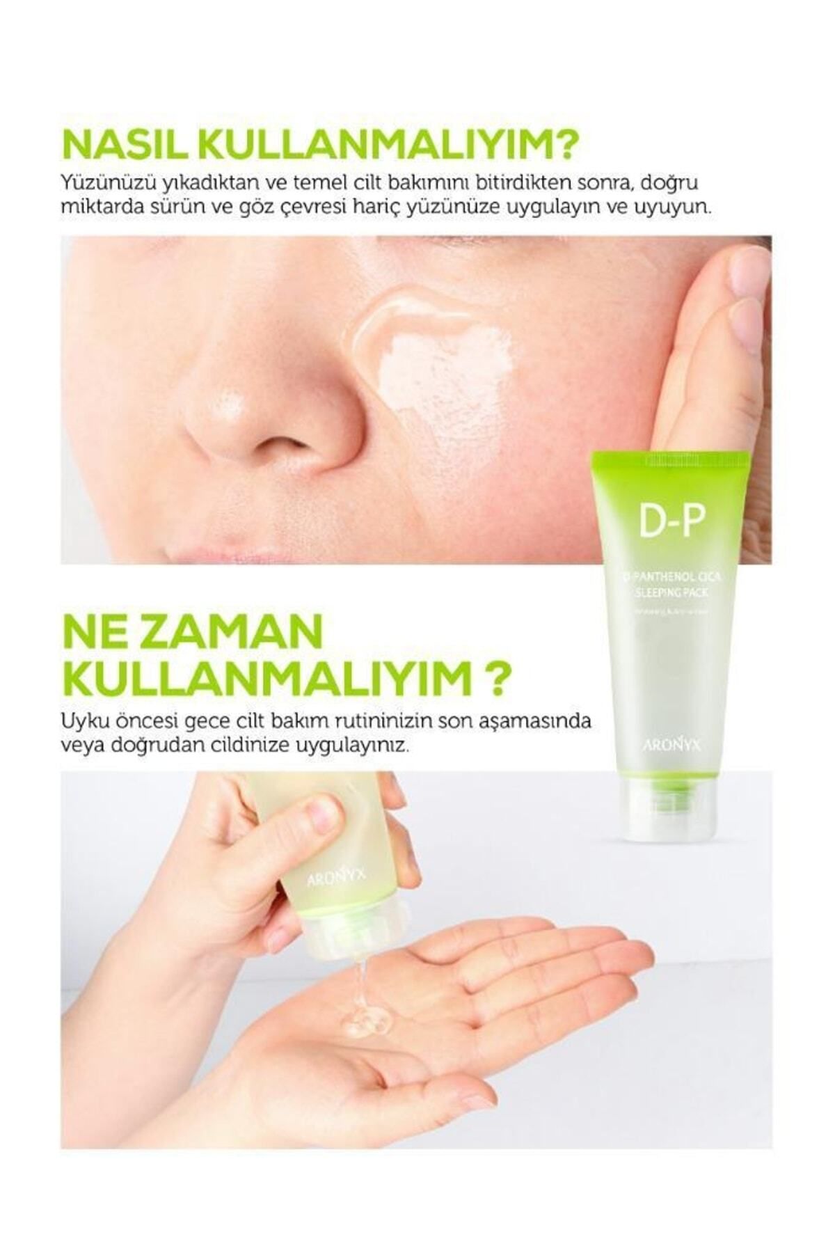 Aronyx D-panthenol Ve Cica Uyku Maskesi 100ml - Görsel 2