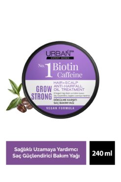Urban Care Expert Biotin Ve Kafein Grow Strong Saç Güçlendirici Bakım Yağı-vegan-240ml