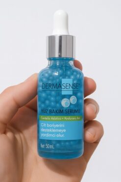 Dermasense Yüz Bakım Serumu 50 ml – Centella Asiatica + Hyaluronik Asit | Cilt Bariyerini Güçlendirici !