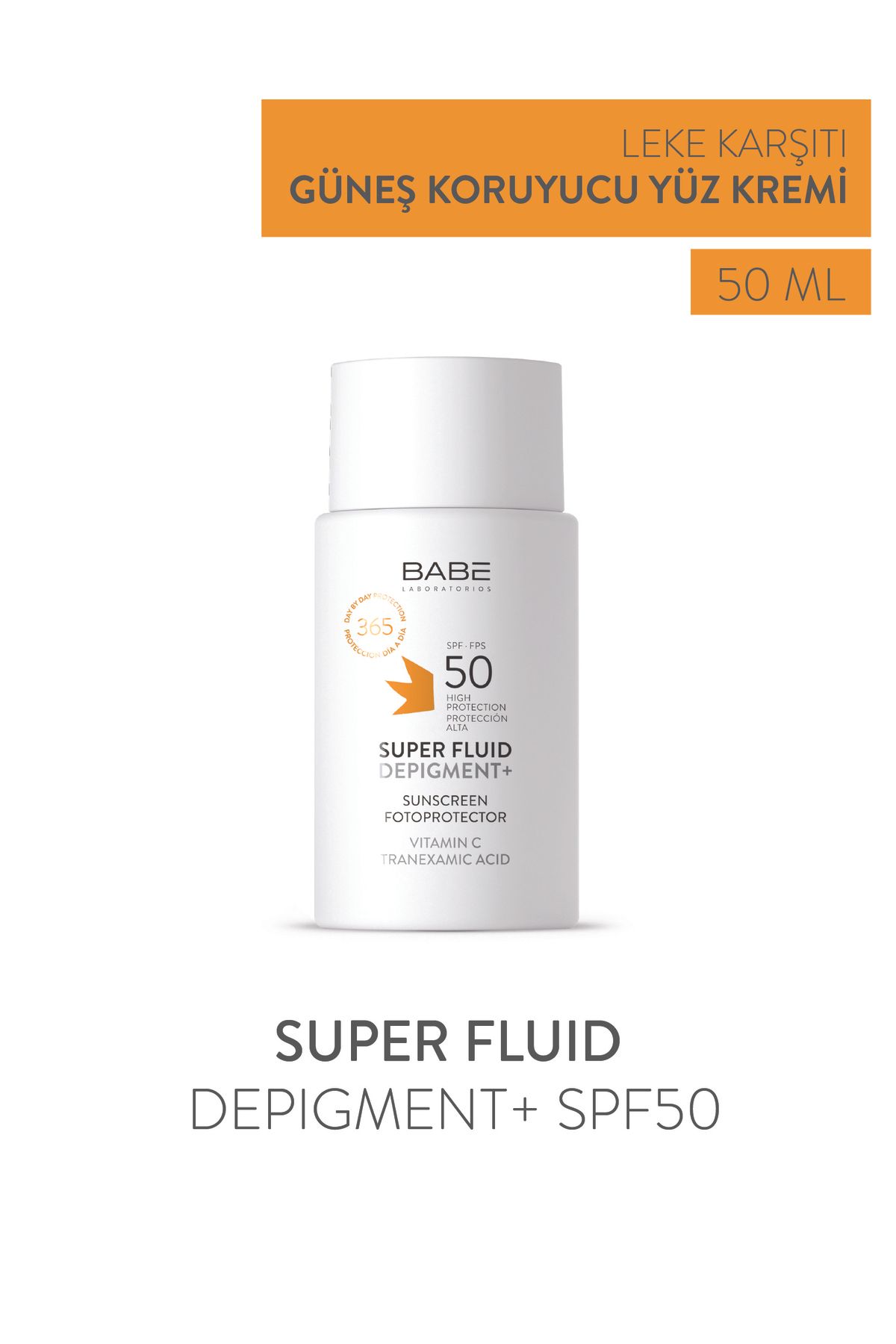 Babe Laboratorios Superfluid Depigment Spf 50 50 ml Leke Karşıtı Güneş Koruyucu