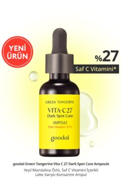 Goodal Saf C Vitamini İçerikli Konsantre Ampul GOODAL Green Tangerine Vita C 27 Dark Spot Care Ampoule