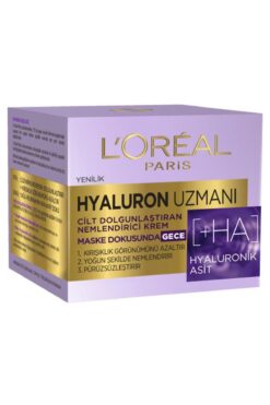 L'Oreal Paris Hyaluron Uzmanı Cilt Dolgunlaştıran Nemlendirici Gece Kremi 50 ml