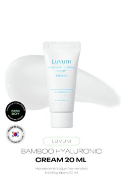LUVUM Mini Boy Bambu Özü Bitkisel Hyalüronik Asit Hipoalerjenik Yoğun Nemlendirici Luvum Bamboo Cream 20ml