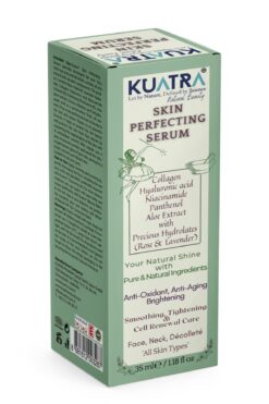 KUATRA Skin Perfecting Serum (COLLAGEN - HYALURONİC ACİD- NİACİNAMİDE-PANTHENOL-ALOE-ROSE- LAVENDER)