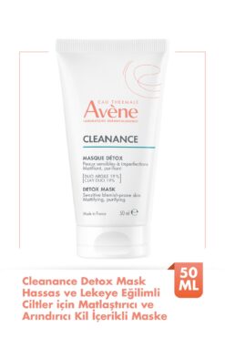 Avene Cleanance Hassas ve Lekeye Eğilimli Ciltler için Matlaştırıcı ve Arındırıcı Kil Maskesi 50 ml