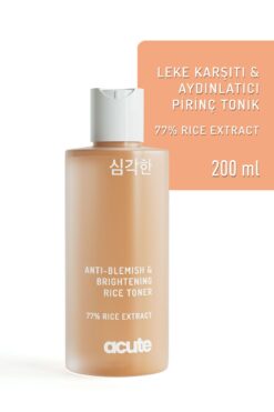 Acute Leke Karşıtı ve Aydınlatıcı Pirinç Özlü Tonik - Anti Blemish & Brightening Rice Toner