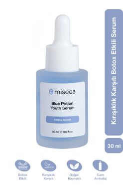 miseca Blue Potion Kırışıklık Karşıtı Peptit Serum 30 ml | Argireline Kafein
