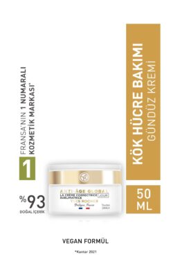 Yves Rocher Yaşlanma Karşıtı Bitkisel Kök Hücre Bakımı Anti-Age Global-Hyaluronik Asit&Pantenol-Gündüz Kremi