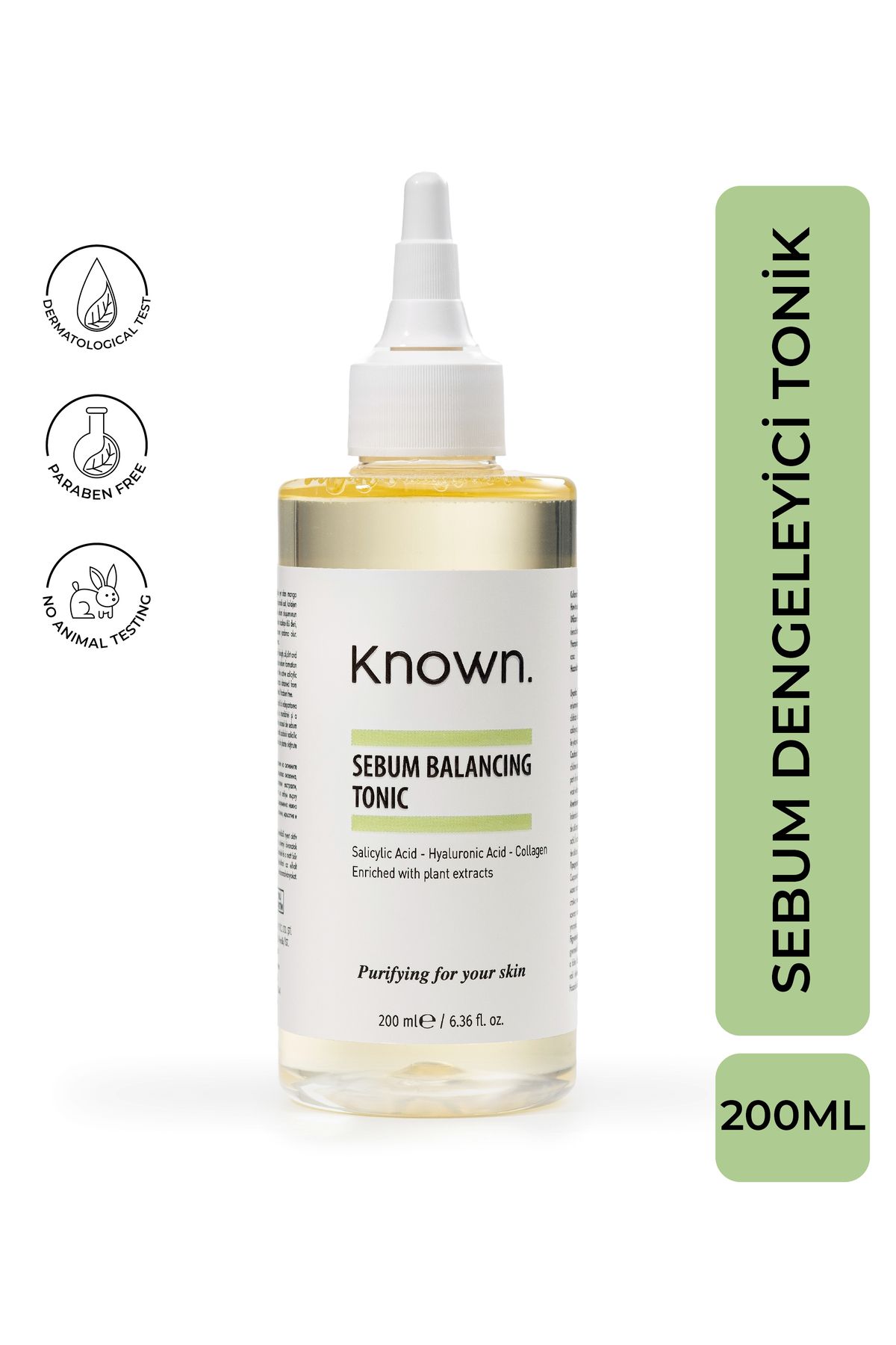KNOWN. Salisilik Asit Içeren Sebum Dengeleyici Tonik - 200 ml