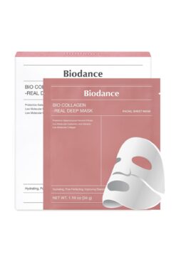 Biodance Bio-Collagen Real Deep, Şeffaflaşan, Nemlendiren, Gözenek Küçülten, Kore Yüz Maskesi (4ad)