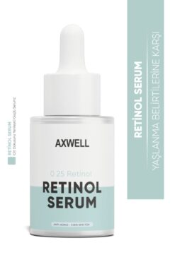 AXWELL Kırışıklık Karşıtı, Onarıcı ve Aydınlatıcı Retinol Serum