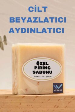 VERANT Beyazlatıcı Ve Aydınlatıcı Ve Renk Açıcı Özel Pirinç Sabunu ( Kremi Etkisi)
