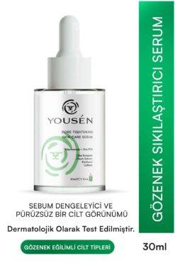 Yousen Gözenek Sıkılaştırıcı Ve Dolgunlaştırıcı Peeling Etkili Pürüzsüzleştirici Cilt Bakım Serumu 30 ml