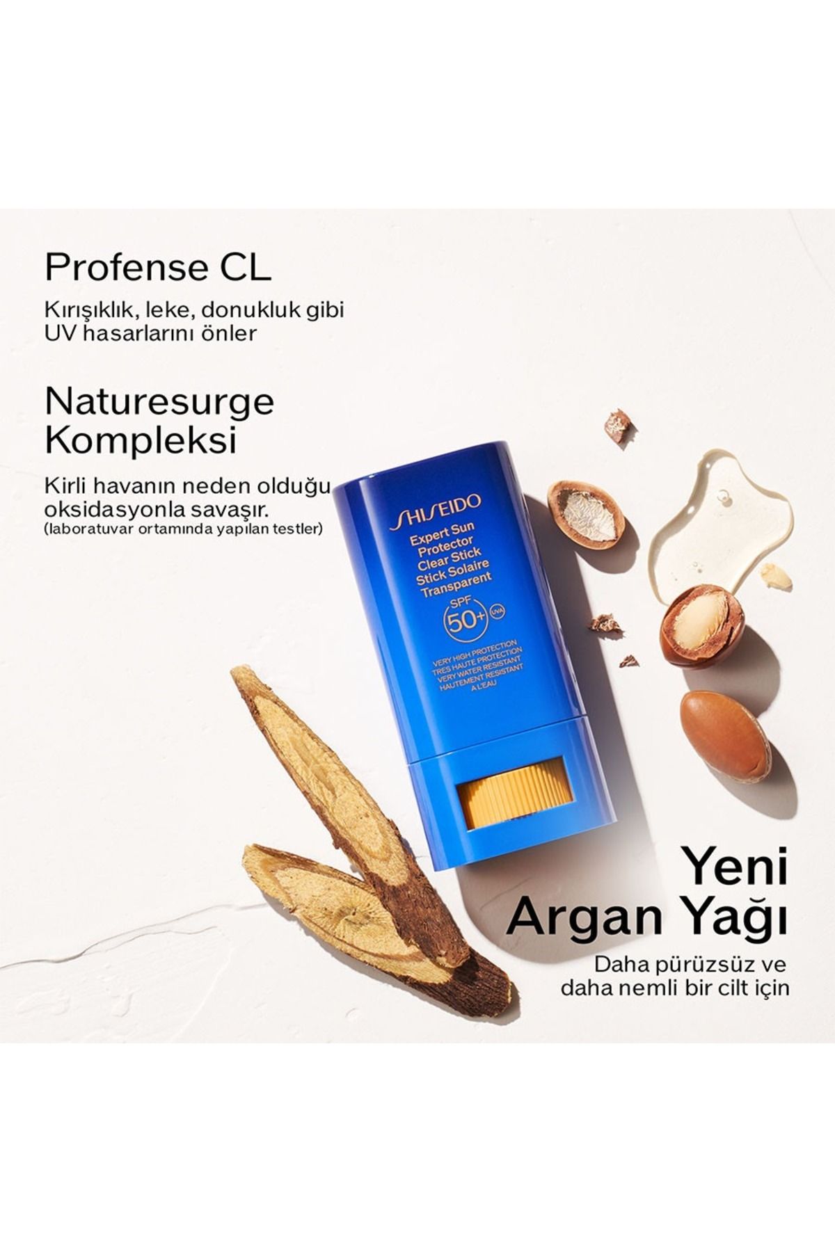 Shiseido Expert Sun Protector Clear Stick SPF50+ Güneş Koruyucu - Görsel 2