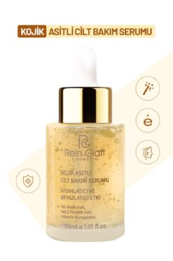 Rein Glatt Cosmetic Kojic Asit Serumu, Kırışıklık Ve Leke Karşıtı Aydınaltıcı Beyazlatıcı Renk Eşitleyici Anti Aging Etk