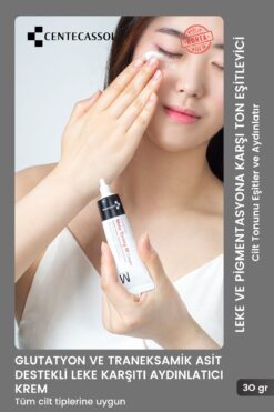 centecassol Glutatyon Ve Tranexamid Acid Içeren Leke Karşıtı, Aydınlatıcı, Nemlendirici Mela Toning Krem