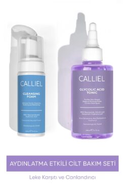 CALLİEL Leke Karşıtı, Canlandırıcı ve Aydınlatma Etkili Cilt Bakım Seti